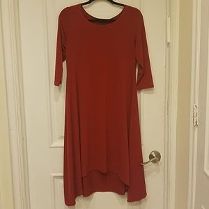 Alfani | Red high low dress